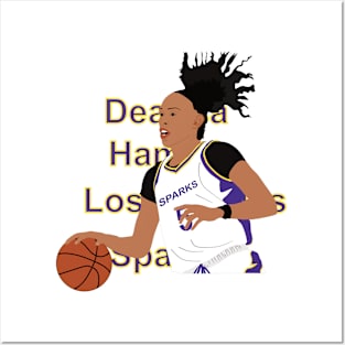 Dearica Hamby with the ball in hand Posters and Art